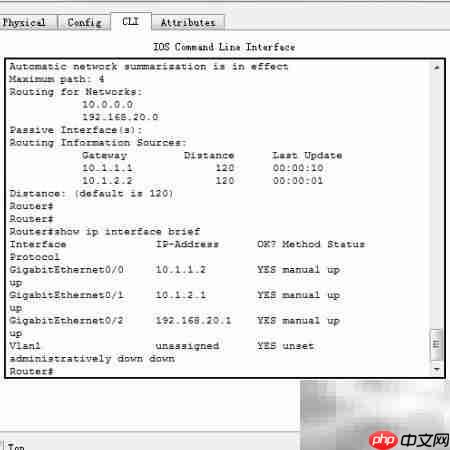 思科RIP配置实验  第3张
