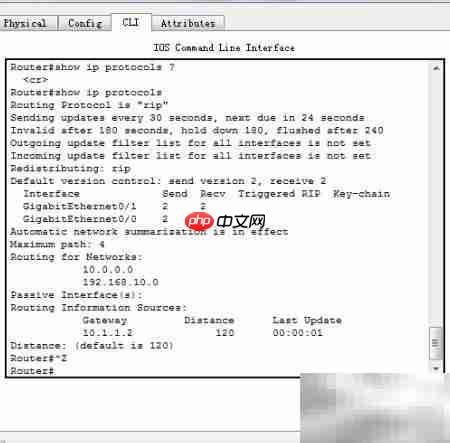 思科RIP配置实验  第5张