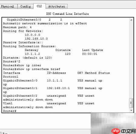 思科RIP配置实验  第4张