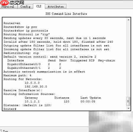 思科RIP配置实验  第6张