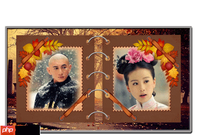 PS打造炫酷相册翻页效果  第27张