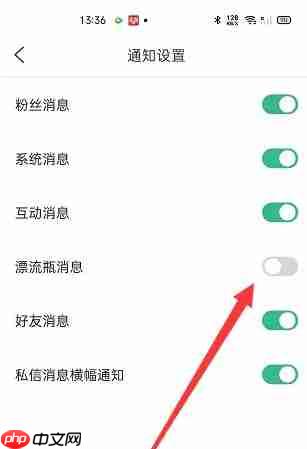 爆米花视频app怎么关闭漂流瓶-漂流瓶消息设置  第4张
