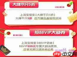 618淘宝88vip消费券有几轮  第1张