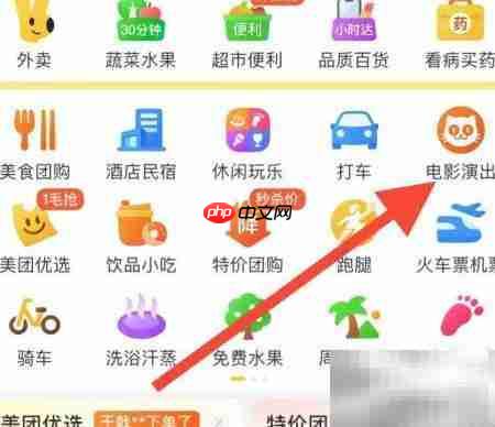 美团查看电影演出指南  第3张