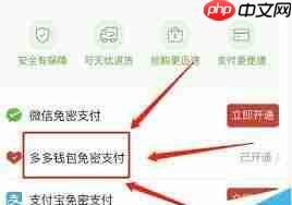 多多钱包如何取消免密支付  第3张