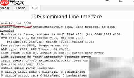 Packet Tracer激活接口方法  第4张