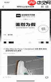 识货app买鞋是否为正品  第1张