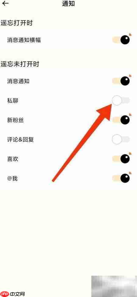 遥忘App快速关闭私聊方法  第4张