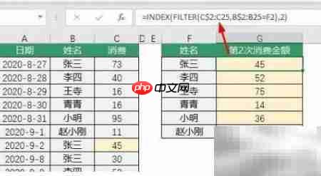 Excel Filter函数使用技巧  第3张