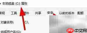 Windows11本地磁盘安全设置