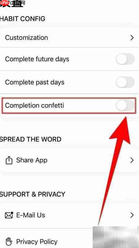 关闭Habit Tracker完成彩带  第3张