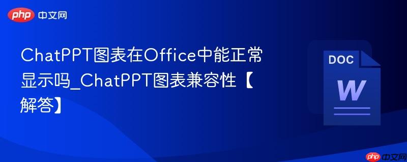 ChatPPT图表在Office中能正常显示吗_ChatPPT图表兼容性【解答】  第1张