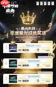 2025SNH48年度青春盛典如何投票