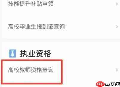 鄂汇办app高校教师资格证怎么查询-高校教师资格证查询位置  第2张
