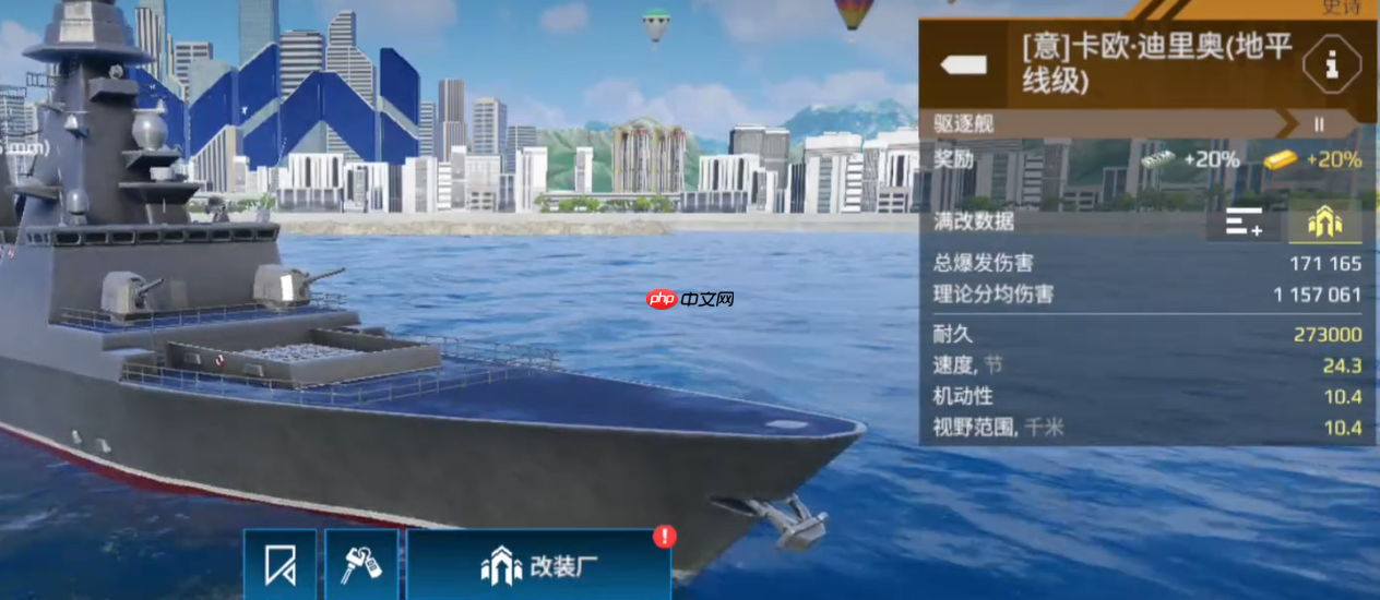 《现代战舰》地平线主炮介绍