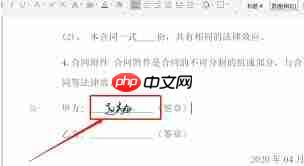 wps如何手写签名  第2张