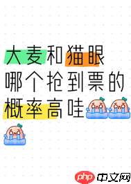 猫眼抢票快还是大麦抢票快