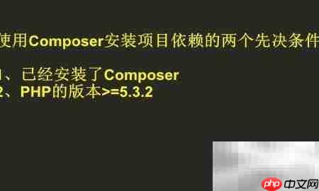 Composer安装项目依赖指南  第1张