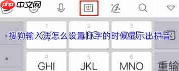搜狗输入法打字时如何显示拼音  第1张