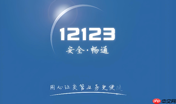 交管12123官网登录入口在哪里 交管12123网页版官方登录通道