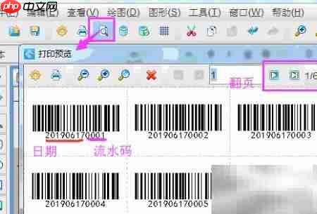 条码软件制作日期流水码  第5张