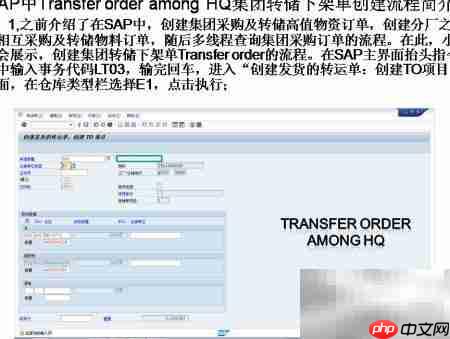 SAP转储下架单创建 第1张 SAP转储下架单创建 第1张