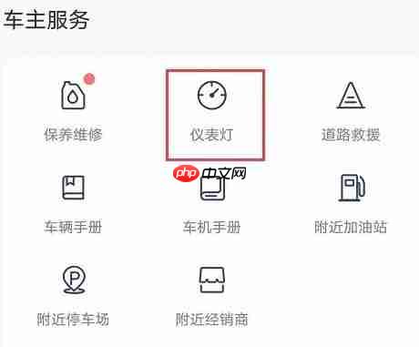 上汽大众app仪表灯查看位置  第4张