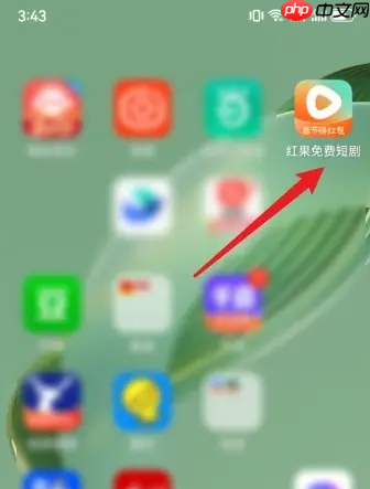 《红果免费短剧》全屏播放方法  第1张