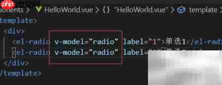 ElementUI Radio默认选中设置  第3张