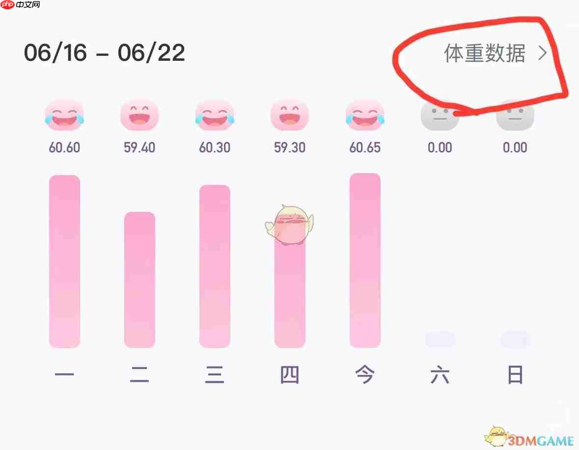 体重小本怎么修改某一天体重记录  第1张