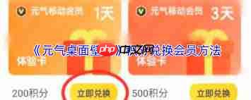 元气桌面壁纸如何兑换会员