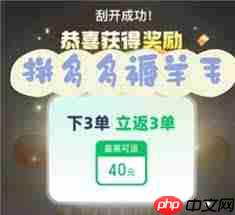 拼多多下单返现如何领取  第1张