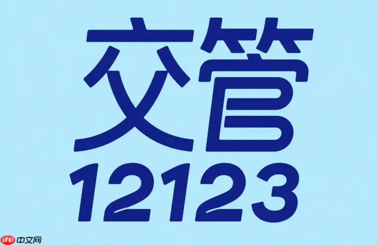 交管12123网页版登录页面 交管12123网页版直接访问入口  第1张