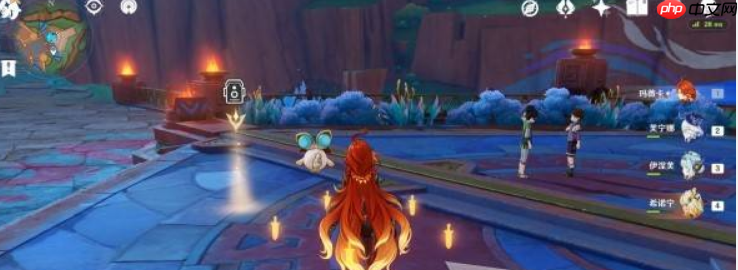 原神提瓦特忆画雪幕前事拍照位置  第8张