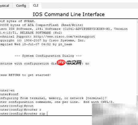 交换机RIP配置指南  第2张