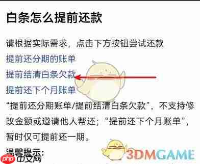 《京东》白条提前全部还清教程2025  第5张