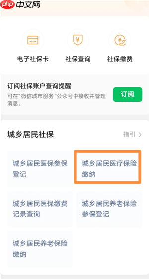 微信农村医保怎么缴费 微信农村医保缴费步骤  第10张