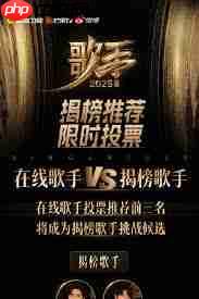 歌手2025如何进行投票  第1张