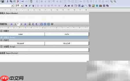Grid++Report制作合计表格  第7张