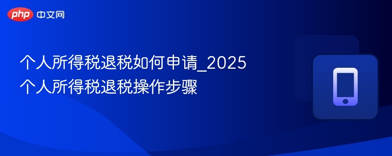 个人所得税退税如何申请_2025个人所得税退税操作步骤