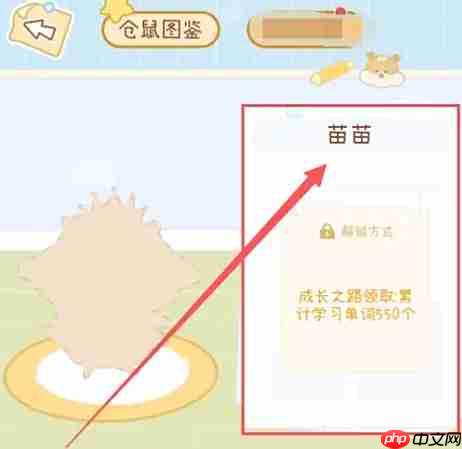 奶酪单词仓鼠苗苗解锁方式  第4张