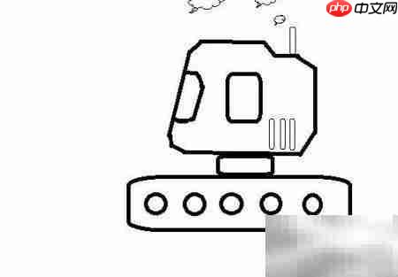 卡通挖掘机手绘教程  第5张