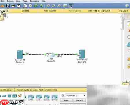 Packet Tracer自反ACL配置  第2张