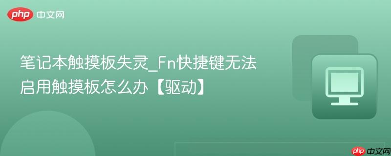 笔记本触摸板失灵_Fn快捷键无法启用触摸板怎么办【驱动】