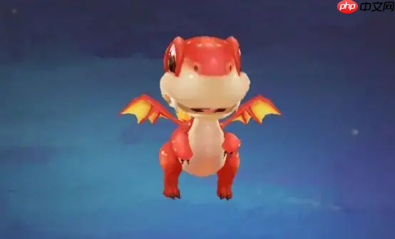 《天缘传说》赤红幼龙宠物图鉴欣赏