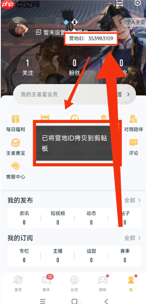 王者营地ID怎么看 王者营地ID查询方式  第4张