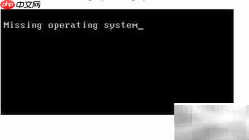 电脑提示missing operating system怎么办