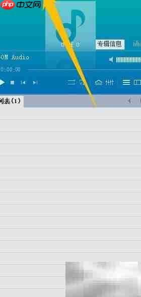 GOMAudio开启桌面歌词透明效果  第1张