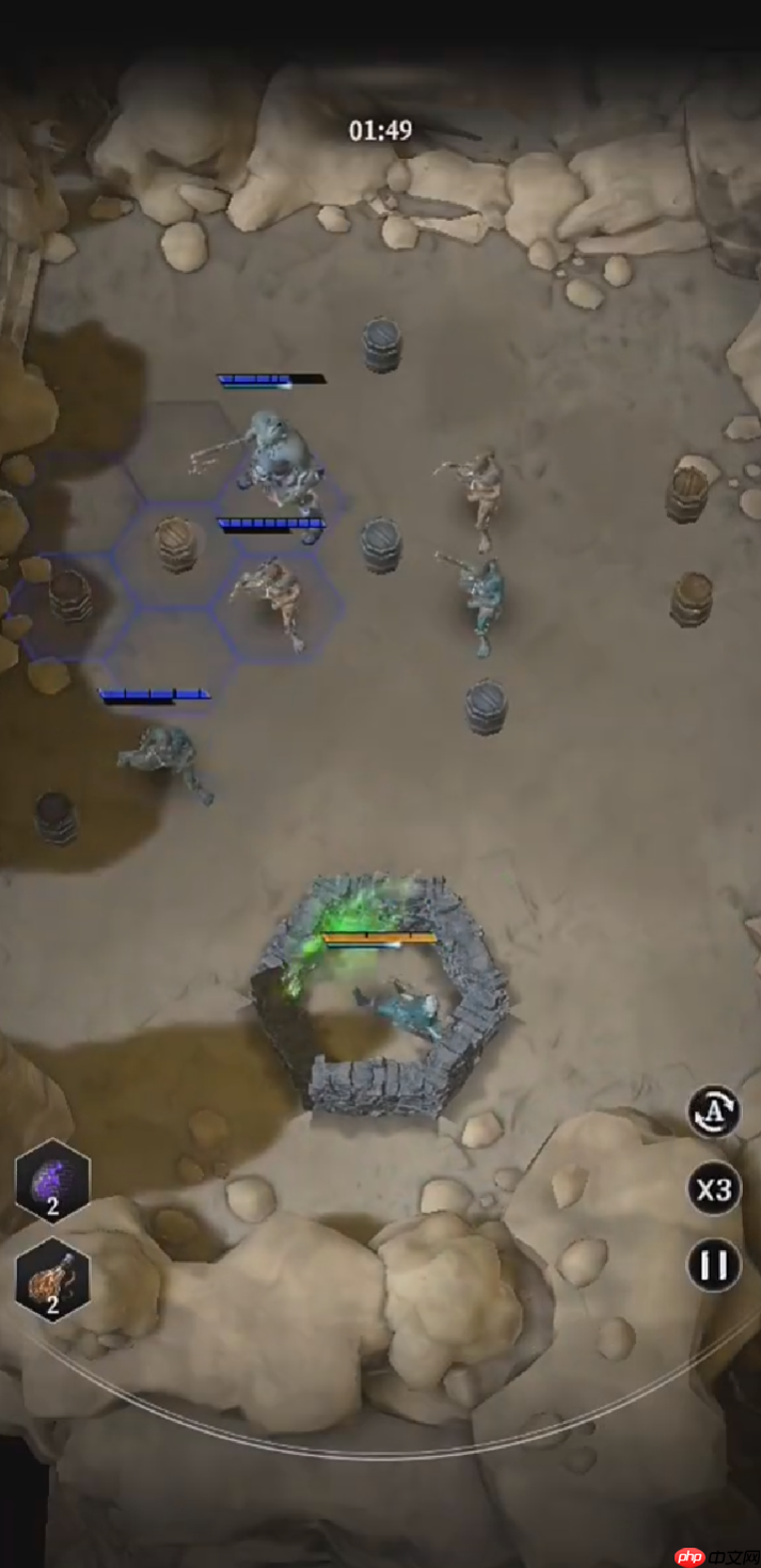 《地下城堡4：骑士与破碎编年史》雪狼之径营地通关攻略  第3张