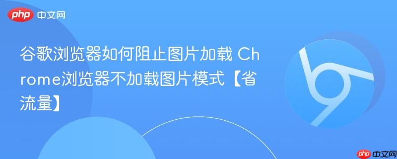 谷歌浏览器如何阻止图片加载 Chrome浏览器不加载图片模式【省流量】